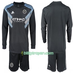 Billige Fotballdrakter New York City Barn Bortedraktsett 2018/19 Langermet